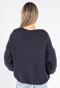 Lemon Tie Knit Jumper