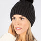 Faux Fur Bobble Hat