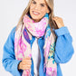 Tropical Floral Cashmere Touch Scarf