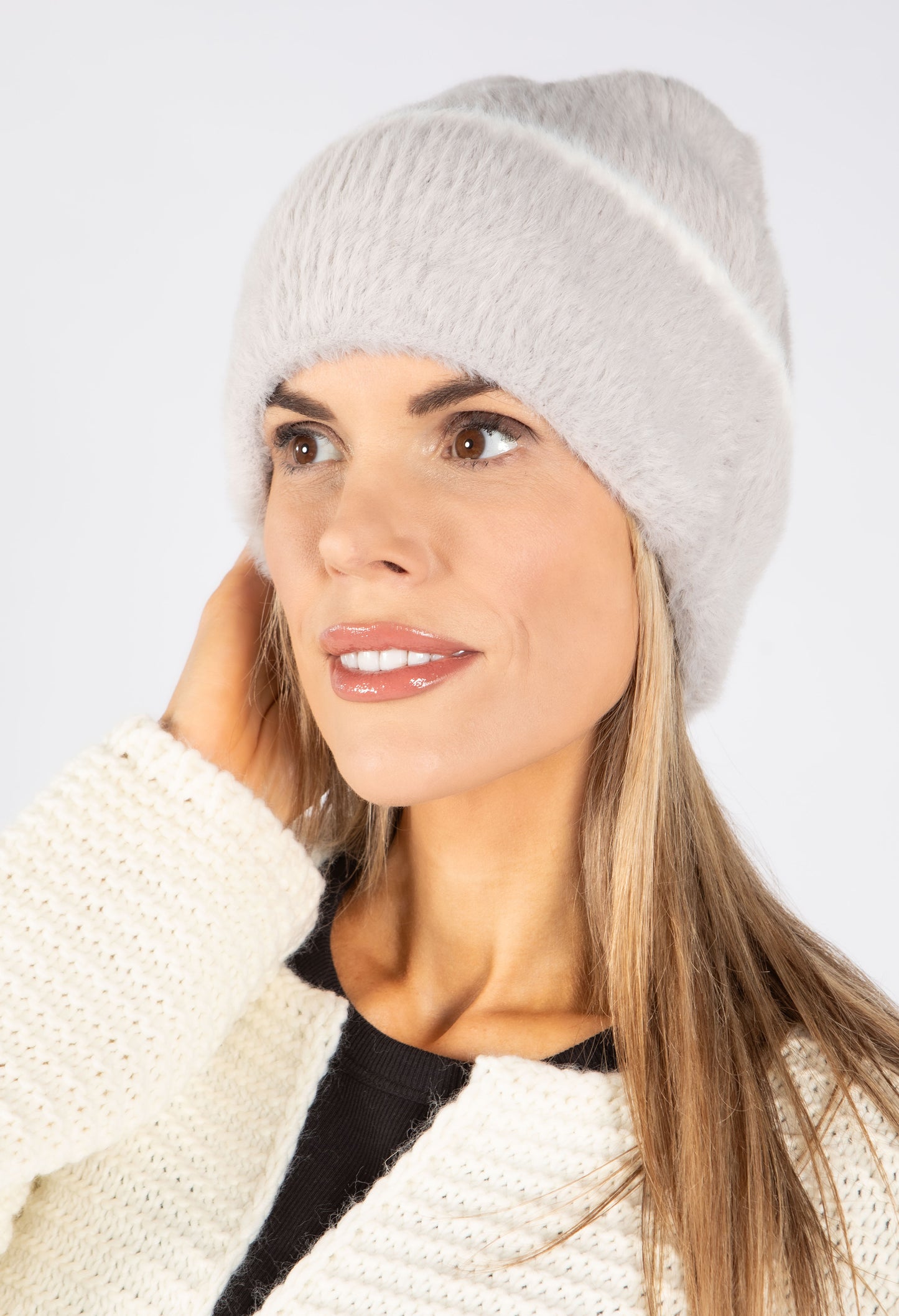 Contrast Stripe Soft Touch Hat