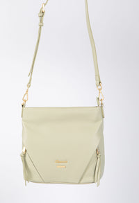 Double Side Zip Crossbody Bag