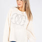 Cord Feel Diamante Pullover