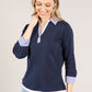 Two In One Stripe Pullover Shirt