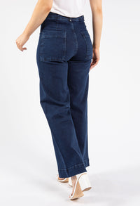 Isla High Waist Front Seam Tailored Jeans