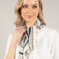 Satin Mixed Print Scarf