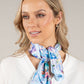 Satin Floral Scarf