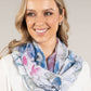 Shimmer Floral Butterfly Scarf