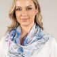 Shimmer Floral Butterfly Scarf