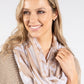 Animal Print Lurex Scarf