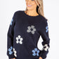 Floral Knit Pullover