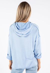 Soft Touch Front Print Hoodie