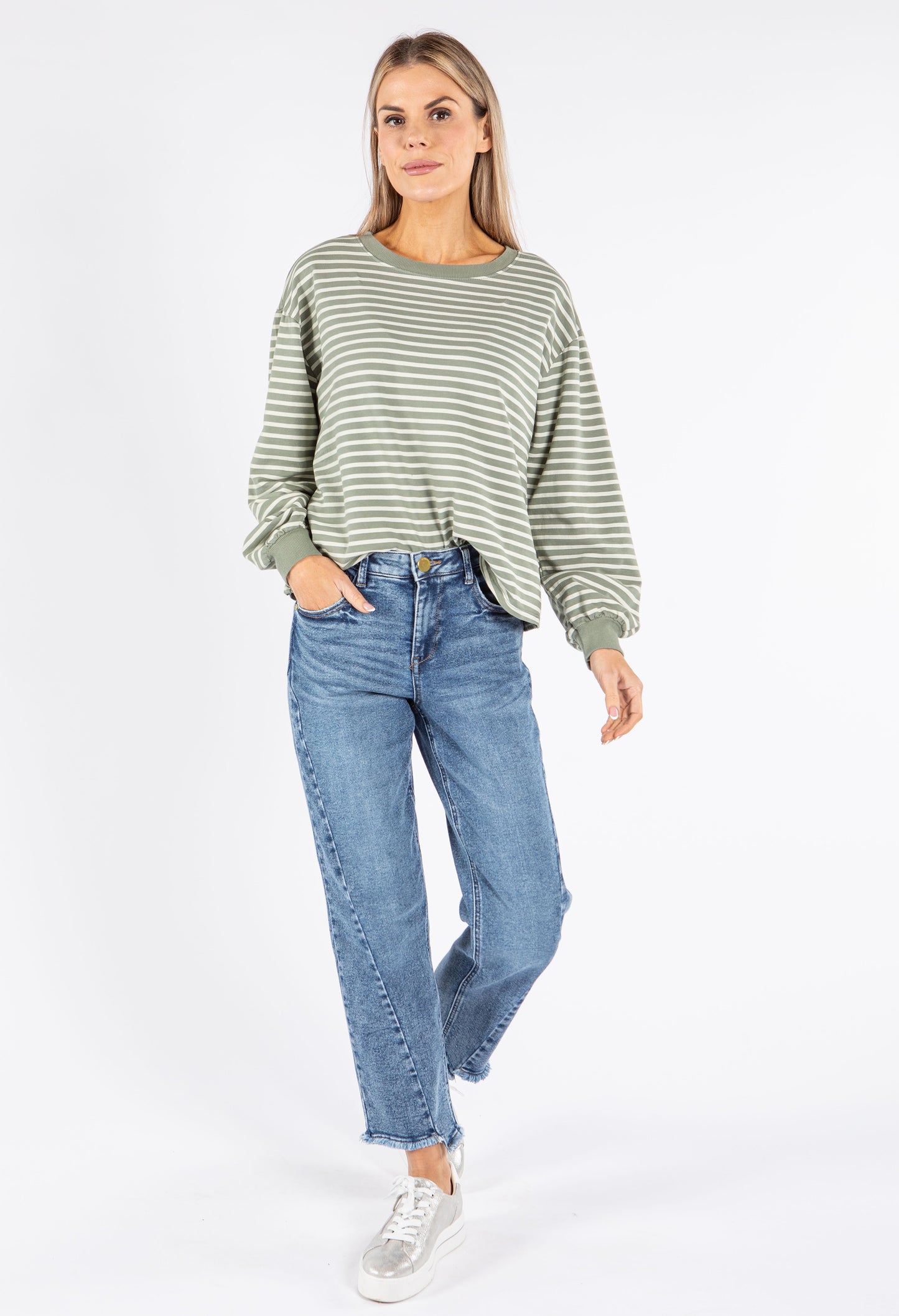 Striped Long Sleeve Top