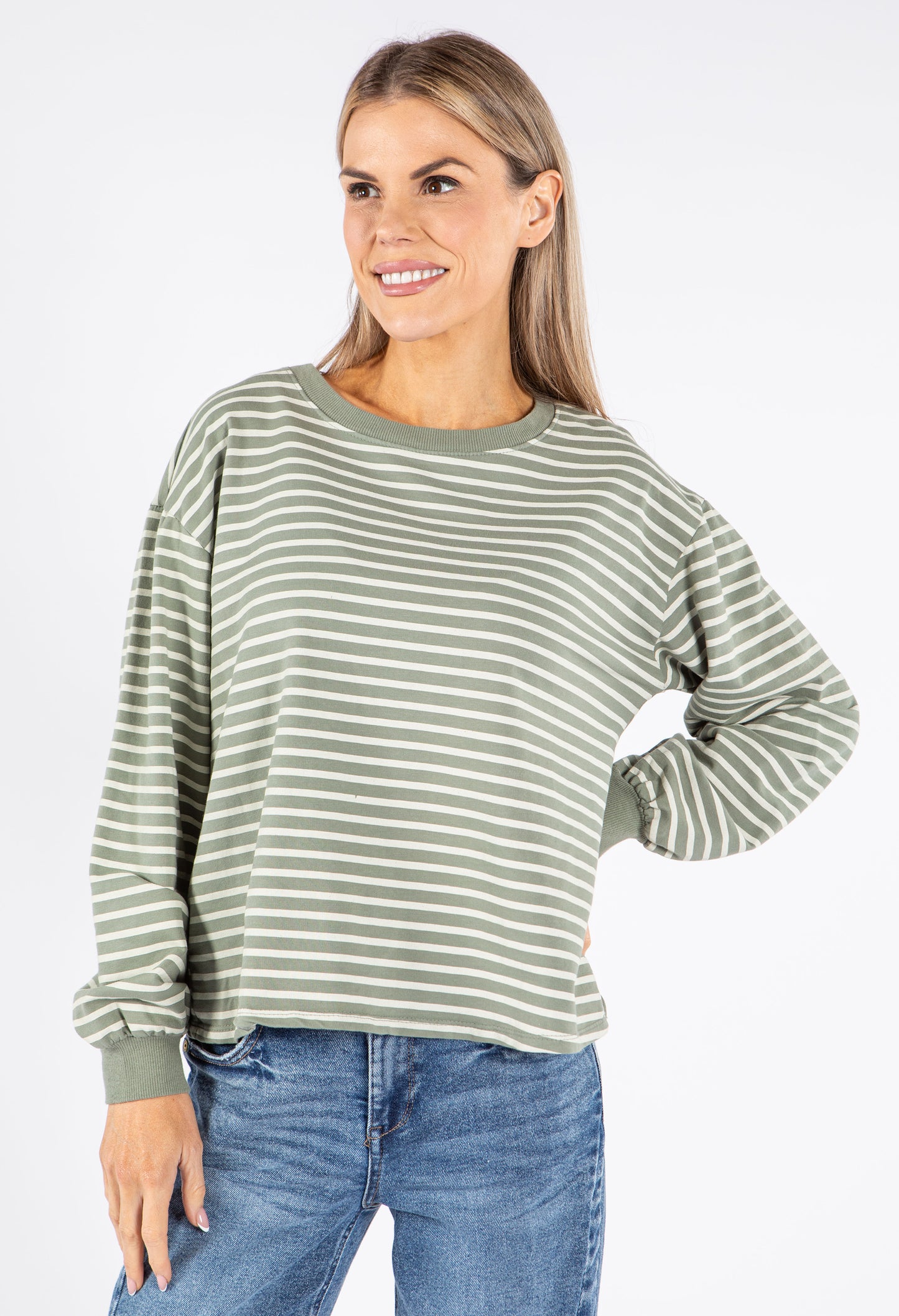 Striped Long Sleeve Top