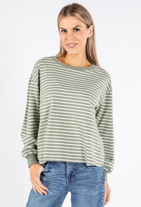 Striped Long Sleeve Top