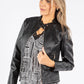 Leatherette Biker Jacket