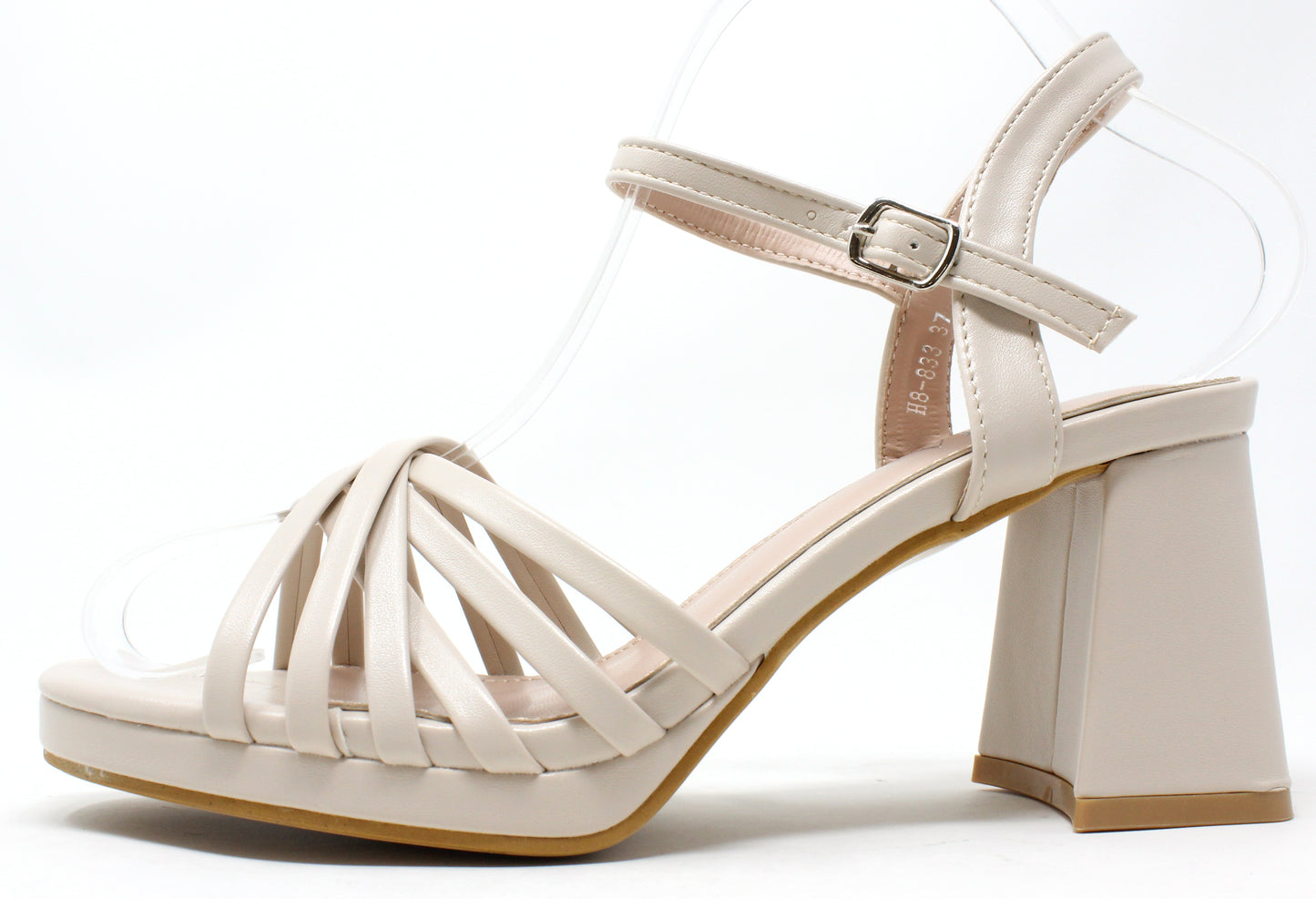 Multi Strap Block Heel