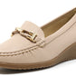 Buckle Wedge Loafer