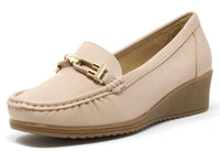 Buckle Wedge Loafer