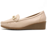 Buckle Wedge Loafer