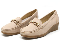 Buckle Wedge Loafer