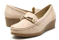 Buckle Wedge Loafer