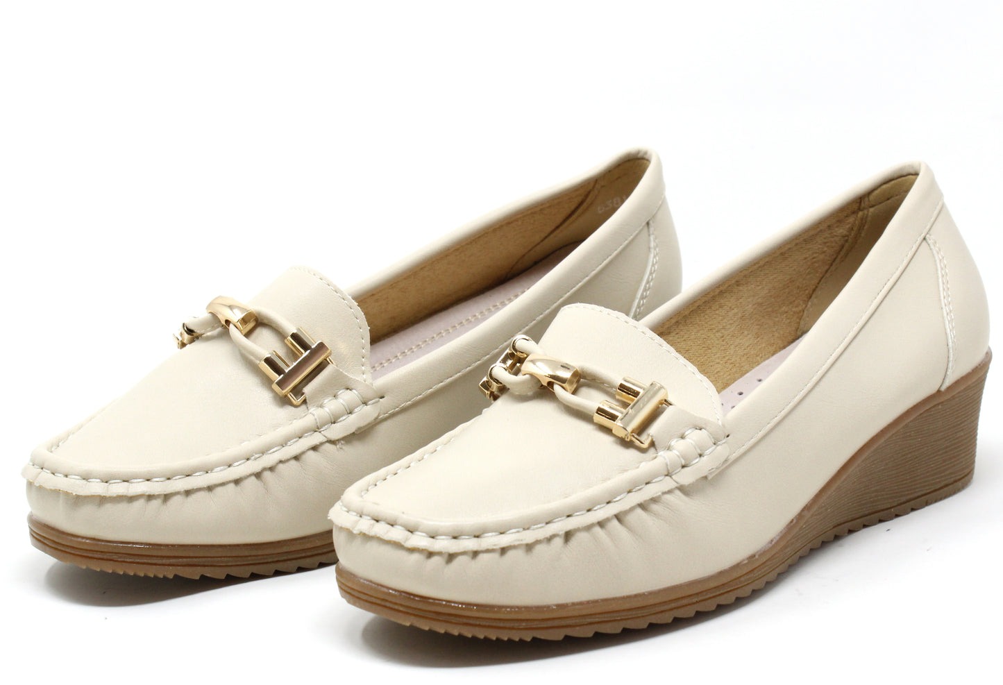 Buckle Wedge Loafer