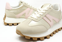 Baby Pink Striped Trainer