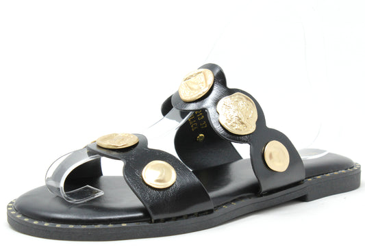 Golden Coin Sandal