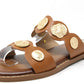 Golden Coin Sandal