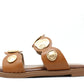 Golden Coin Sandal