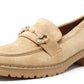 Teardrop Diamante Buckle Loafer