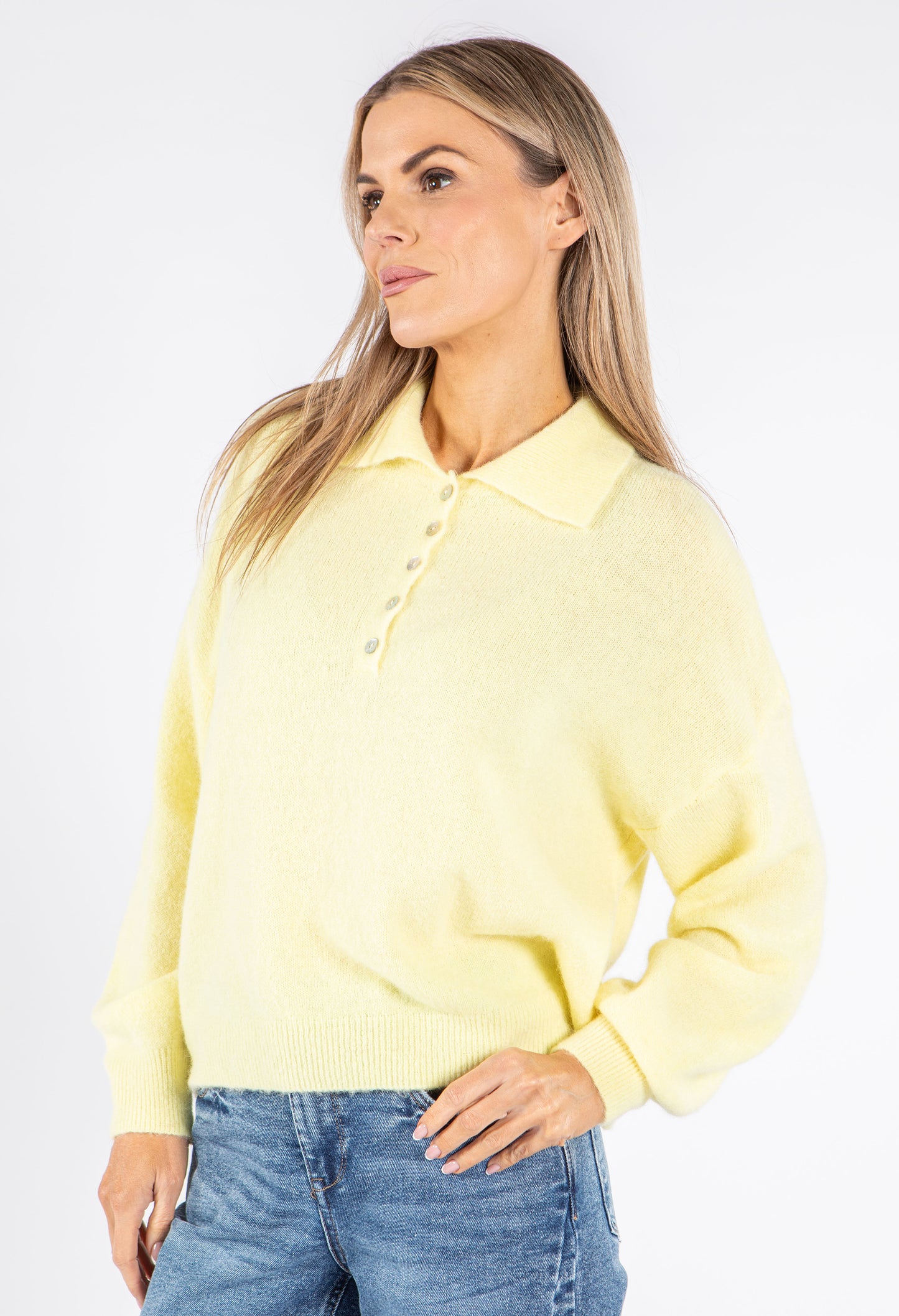 Luxury Collared Knit Pullover