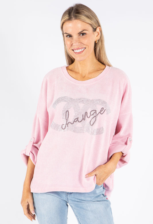 Change Slogan Soft Cord Top