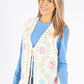 Soft Touch Floral Vest Pullover