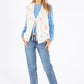 Soft Touch Floral Vest Pullover