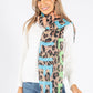 Bold Leopard Print Scarf