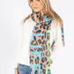 Bold Leopard Print Scarf