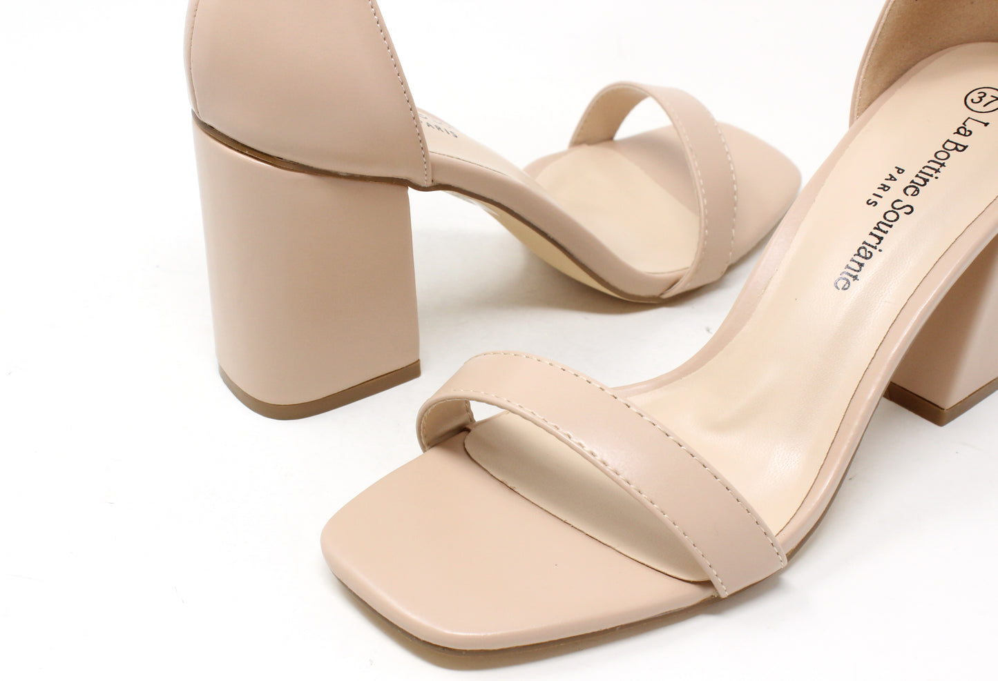 Open Toe Block Heel