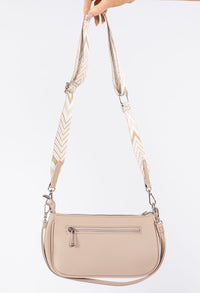 Tonal Strap Cross Body Bag