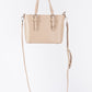 Structured Cross Body Bucket Bag