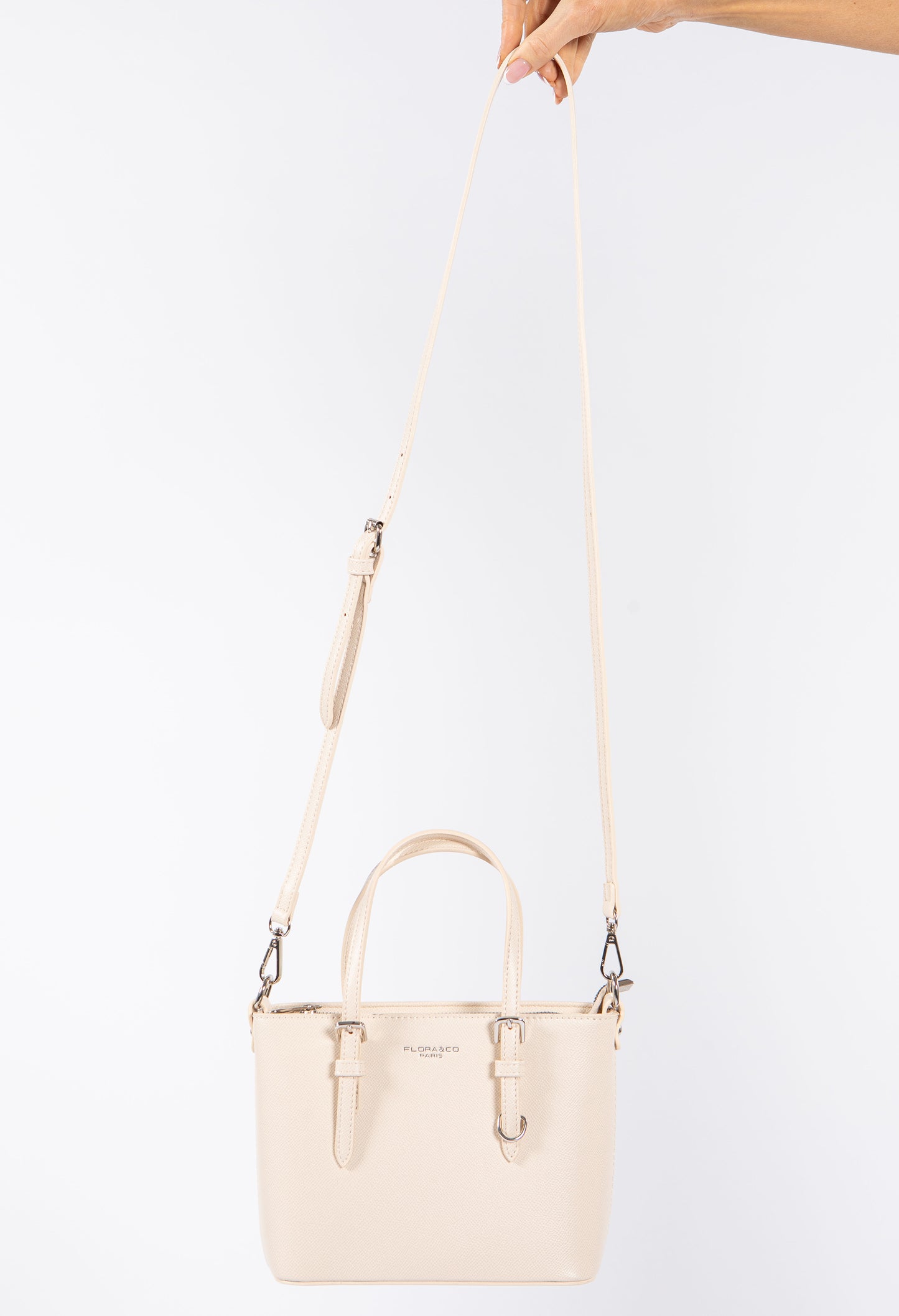 Structured Cross Body Bucket Bag