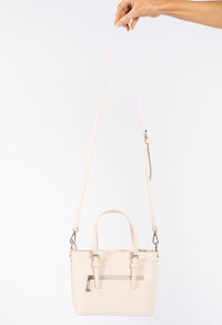 Structured Cross Body Bucket Bag