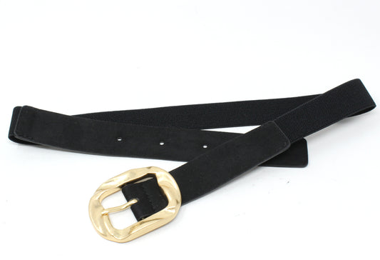 Soft Gold Elasticated Belt