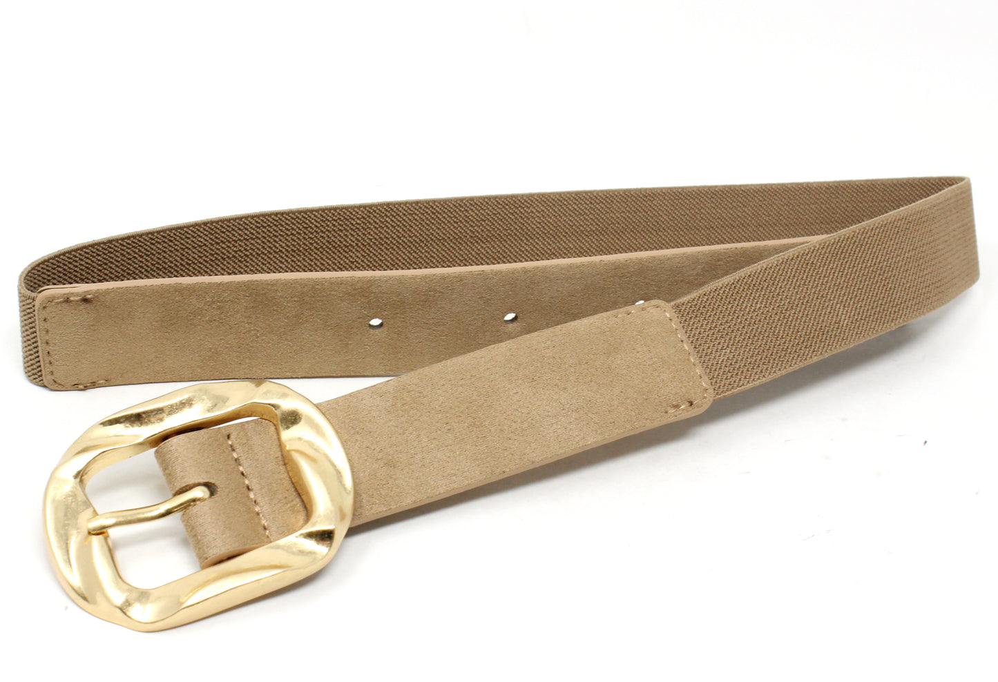 Soft Gold Elasticated Belt