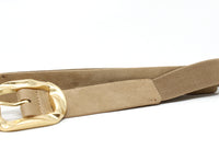 Soft Gold Elasticated Belt