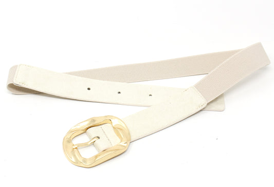 Soft Gold Elasticated Belt