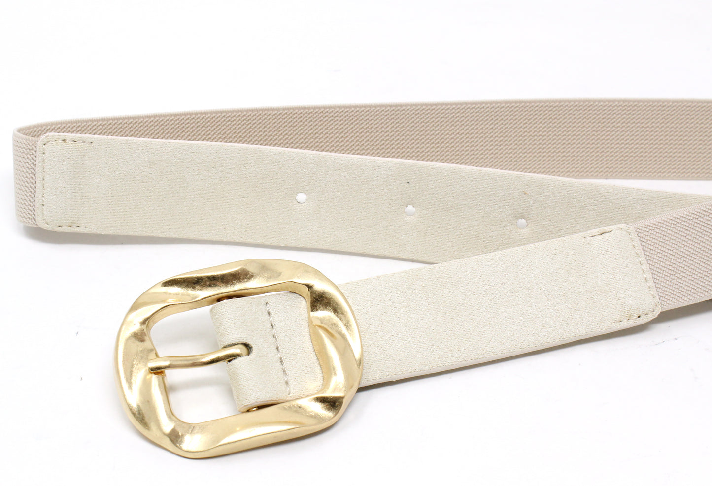 Soft Gold Elasticated Belt