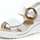 Buckle Detail Wedge Sandal