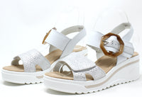 Buckle Detail Wedge Sandal