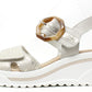 Buckle Detail Wedge Sandal